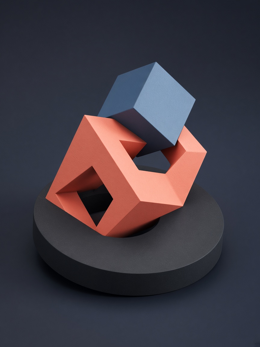 Composition sculpturale des mécaniques ludiques